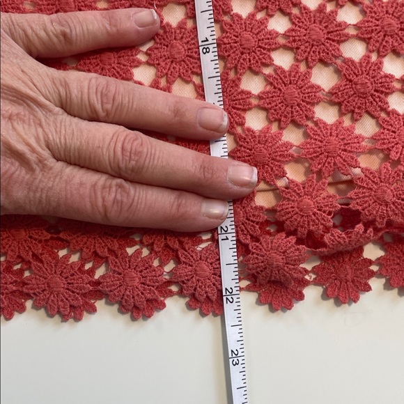 Floral Lace Pink Skirt - Picture 8 of 10